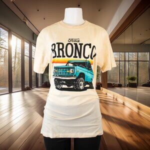 American Needle, Bronco, 100% cotton, cream, L T-shirt
